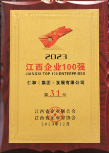 仁和集團連年入圍江西企業(yè)100強
